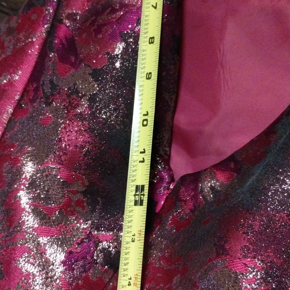 Adrianna Papel Magenta floral dress 16 - Picture 7 of 15